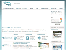 Tablet Screenshot of agence-bgi.com